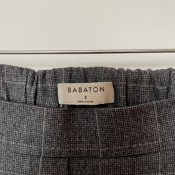 Babaton Aritzia Pleated Pants (Grey, Size 2) - Picture 3 of 6